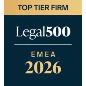 Dispute Resolution, Legal 500 - Department: Tier 1